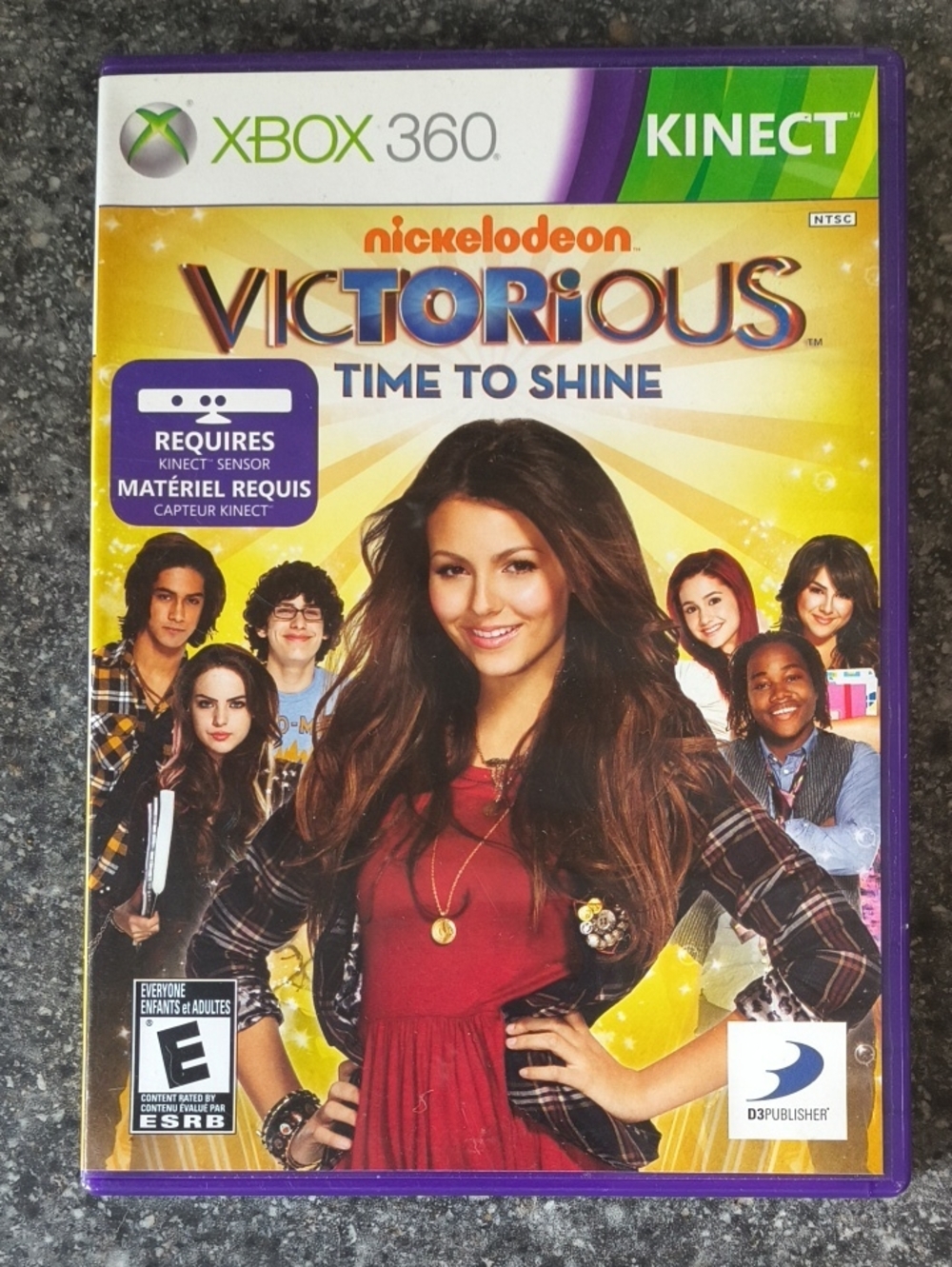 Nickelodeon Victorious: Time to Shine - Yellow & Purple Artwork